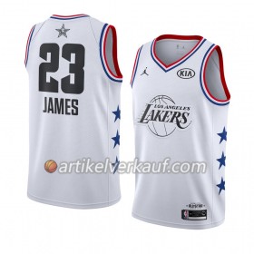 NBA Los Angeles Lakers Trikot LeBron James 23 2019 All-Star Jordan Brand Weiß Swingman - Herren